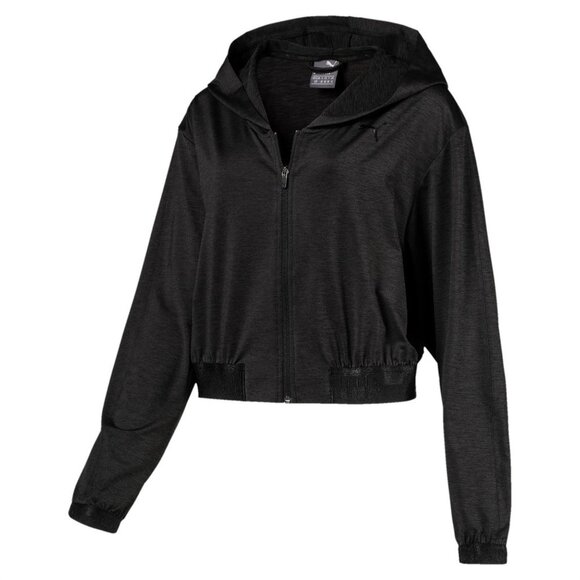 Puma Soft Sport Drapey Hooded Zip Up Jacket - Picture 3 of 14